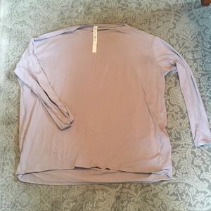 Lilac 3/4 sleeve lululemon shirt